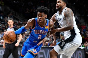  亚历山大全面发挥，雷霆轻取马刺获四连胜